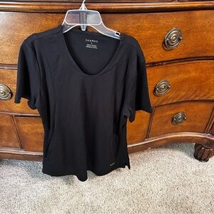 Jaanuu Black Short Sleeve uniform top